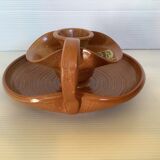 Yves Marian hand-turned ceramic candle holder