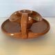 Yves Marian hand-turned ceramic candle holder