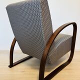 Fully restored Vintage Armchair by Jindrich Halabala model H-70 from Czechoslovakia 1950’s