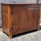 Low sideboard, country sideboard, rustic, solid oak, mid 19th century.
