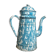 Vintage coffee maker in French sky blue enamel