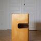 90s laminated wood folding storage unit