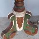 Esapgne ep 1900 ground carved wood lamppost