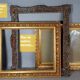 Centerpiece or opaline basin 19th century Greek decor, 33 cm. Very good condition. SBZ