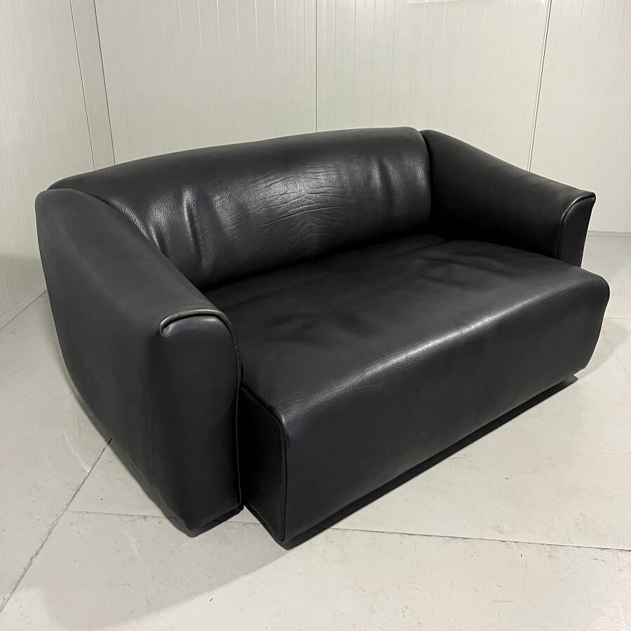 De Sede DS 47 dark brown neckleather 2-1/2 seats sofa