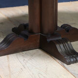 Dining table pedestal table wooden