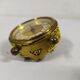 beautiful little golden mechanical alarm clock - vintage - TALGO - works