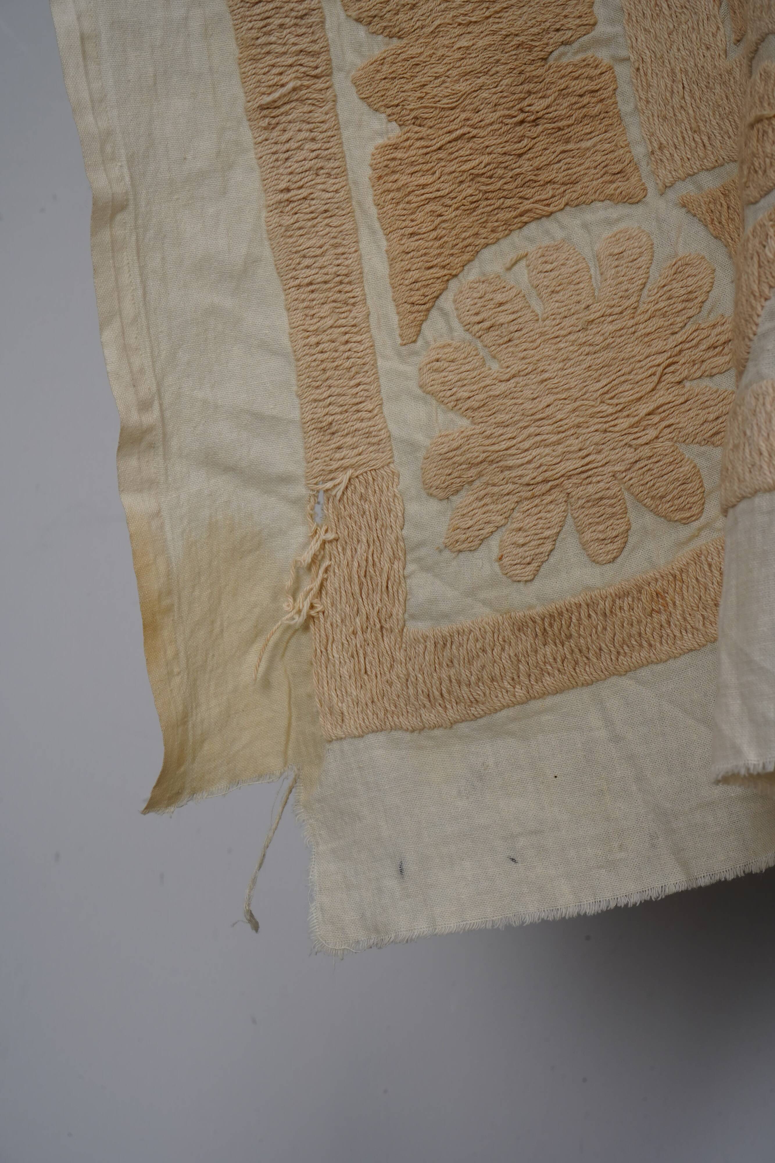 Vintage Turkish hand-knotted rug 132x132 cm