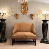 Walnut bench of louis xiii xviith period