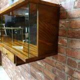 Display cabinet with hanging drawers, Poland, 1970s after renovation.