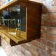 Display cabinet with hanging drawers, Poland, 1970s after renovation.