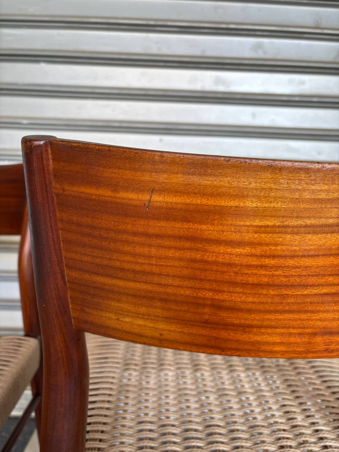 Set of 5 chairs from the 1950s designed by Georg Leowald.