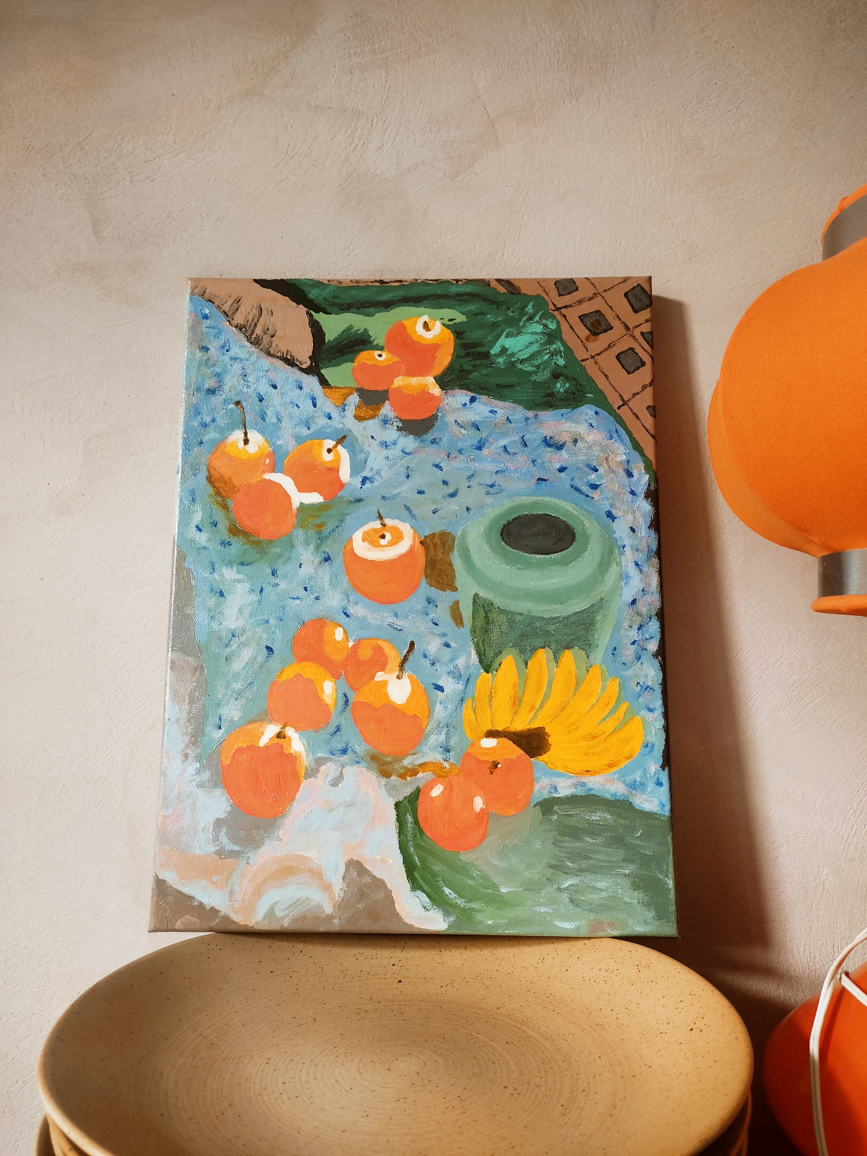 Contemporary Still Life, oil on canvas