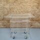 Plexiglas TV stand 4 trays The invisibles of the Marais