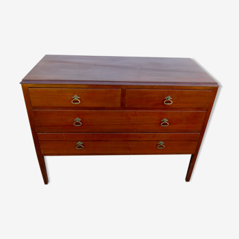 Commode anglaise en acajou massif