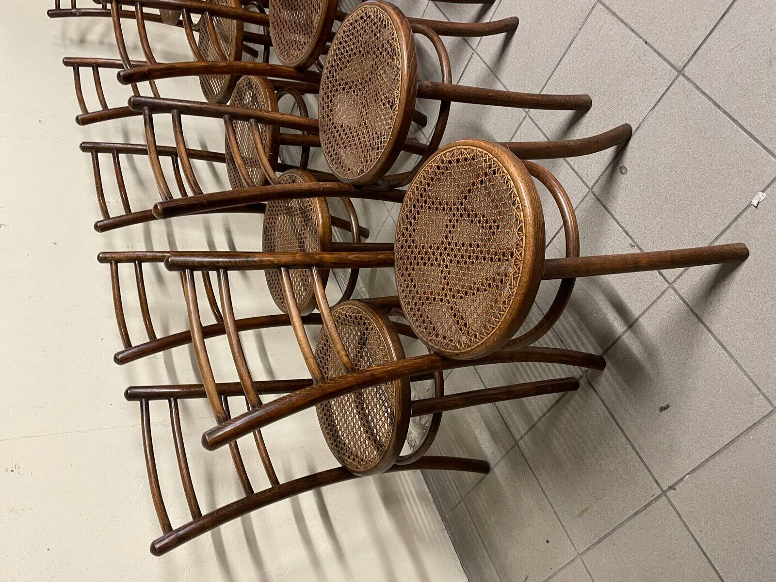 Chaises, Italie, fin XIXe siècle, lot de 11