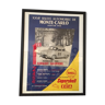 Old and authentic poster xxvi monte carlo motor rally january 1958