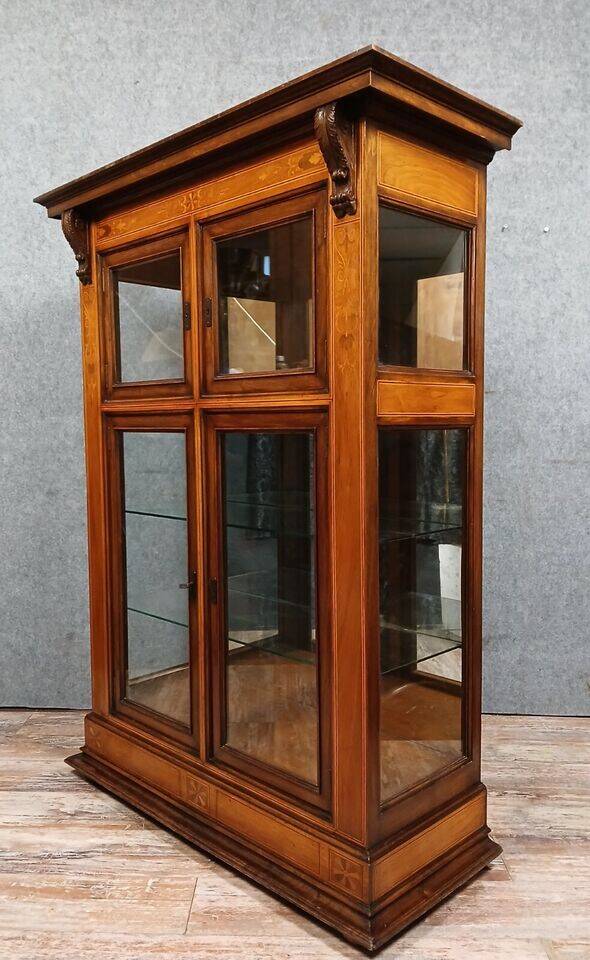 Mercier and Chaleyssin in Lyon: library stamped Napoleon III period in marquetry