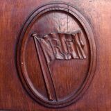 Official Town Hall time 1900 oak desk