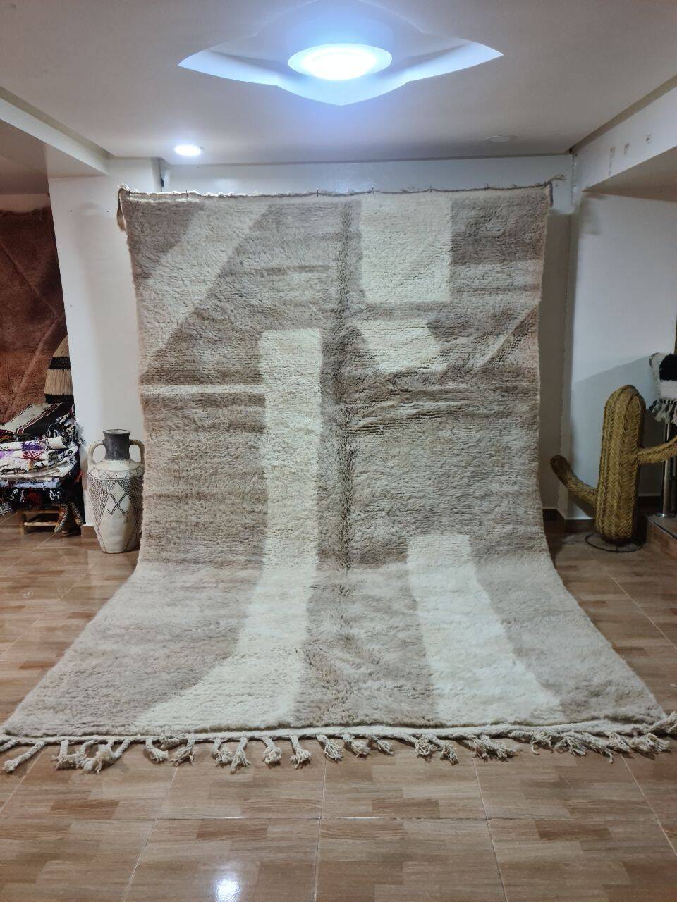 Authentic Beni Ourain Rug 300x200 cm - 100% Wool, Handmade