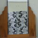 Art deco mirror, and column wooden frame