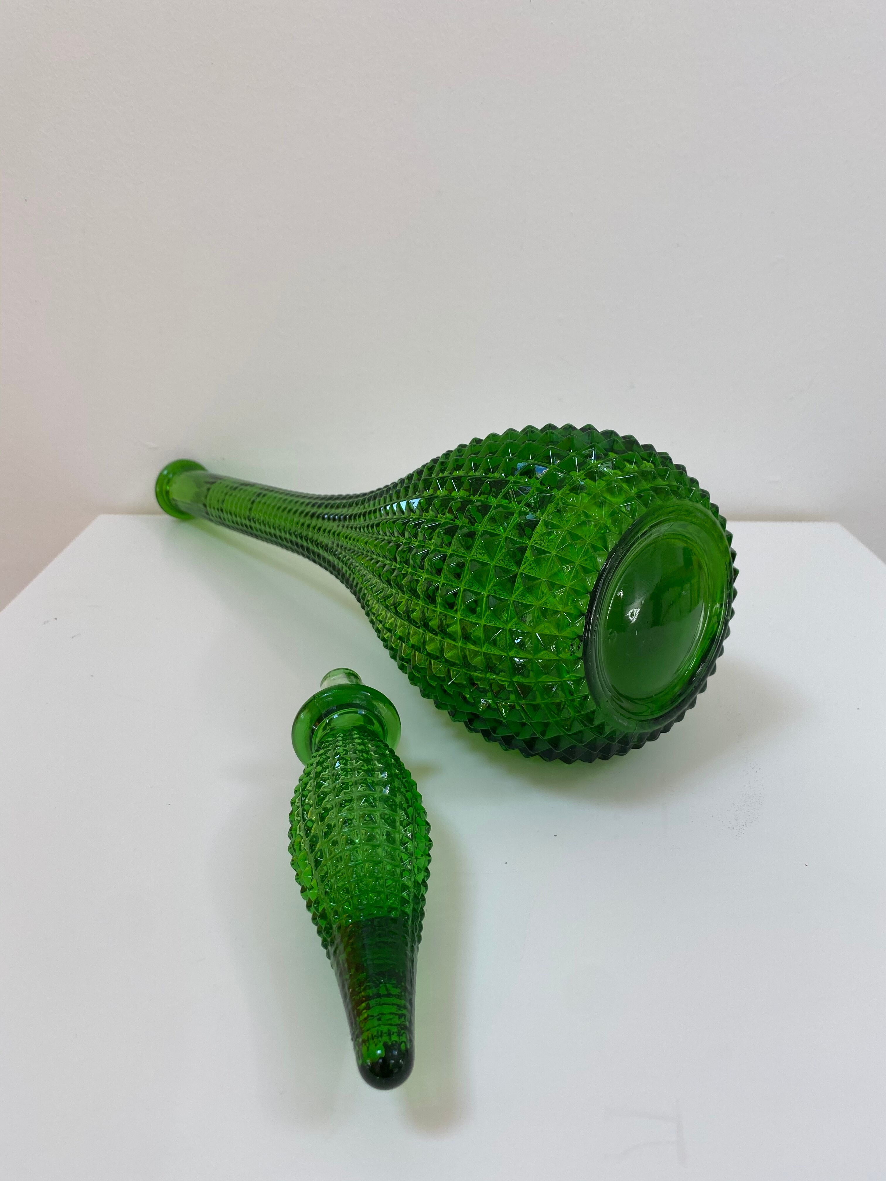 Italian Empoli XL decanter, 60s