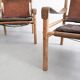 Set of 2 Safari 'Sirocco' chairs by Arne Norell 1960s