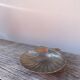 Silver-plated metal shell bowl