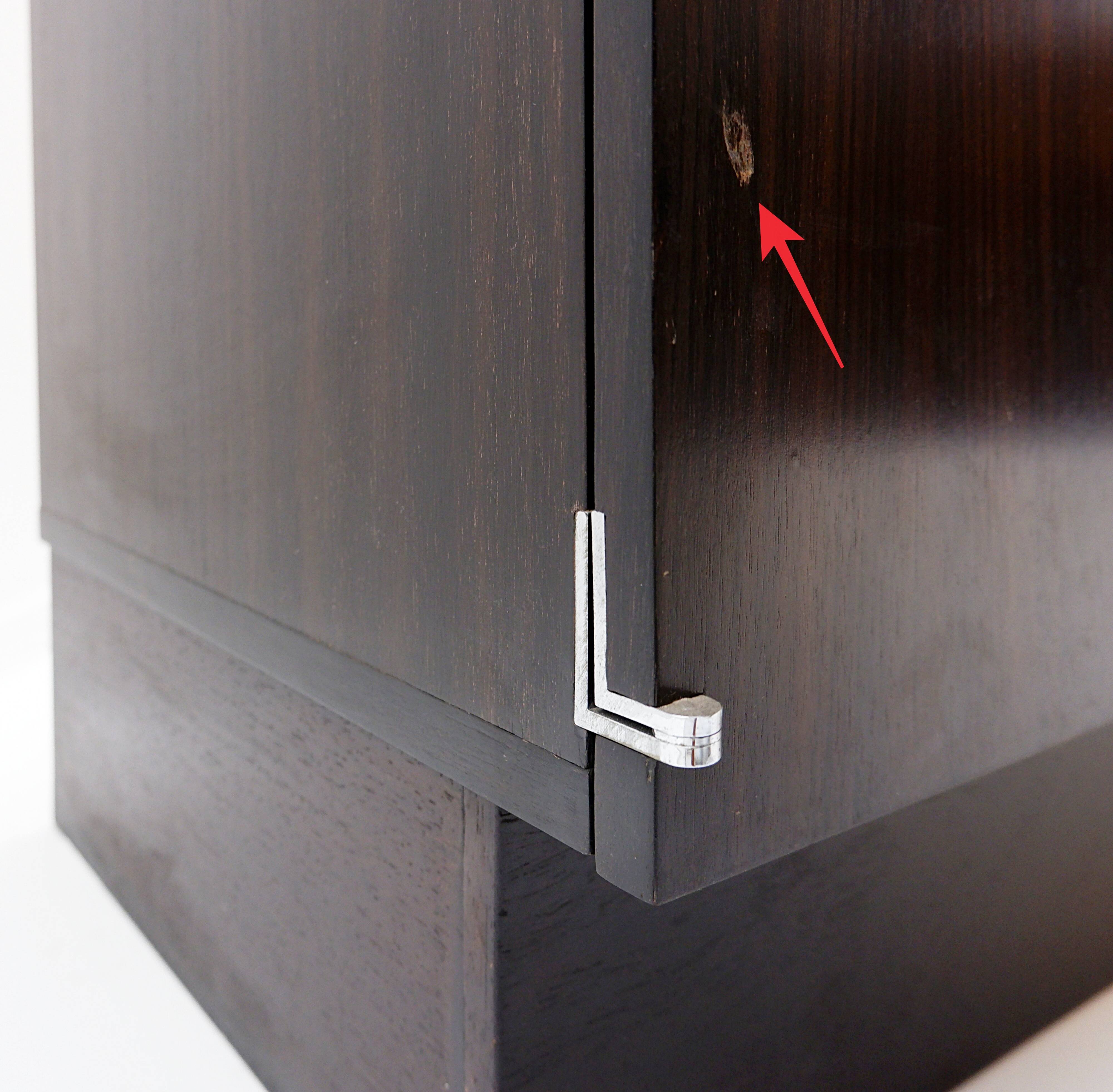 Modernist enfilade with 4 doors by De Coene - 1960s
