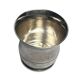 Ercuis, small baptismal cup in silver-plated metal from the 20th century.