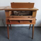 Side table with compass legs from the 50s/60s.