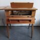 Side table with compass legs from the 50s/60s.