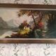 Mountain landscape oil painting