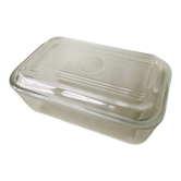 Duralex glass butter dish