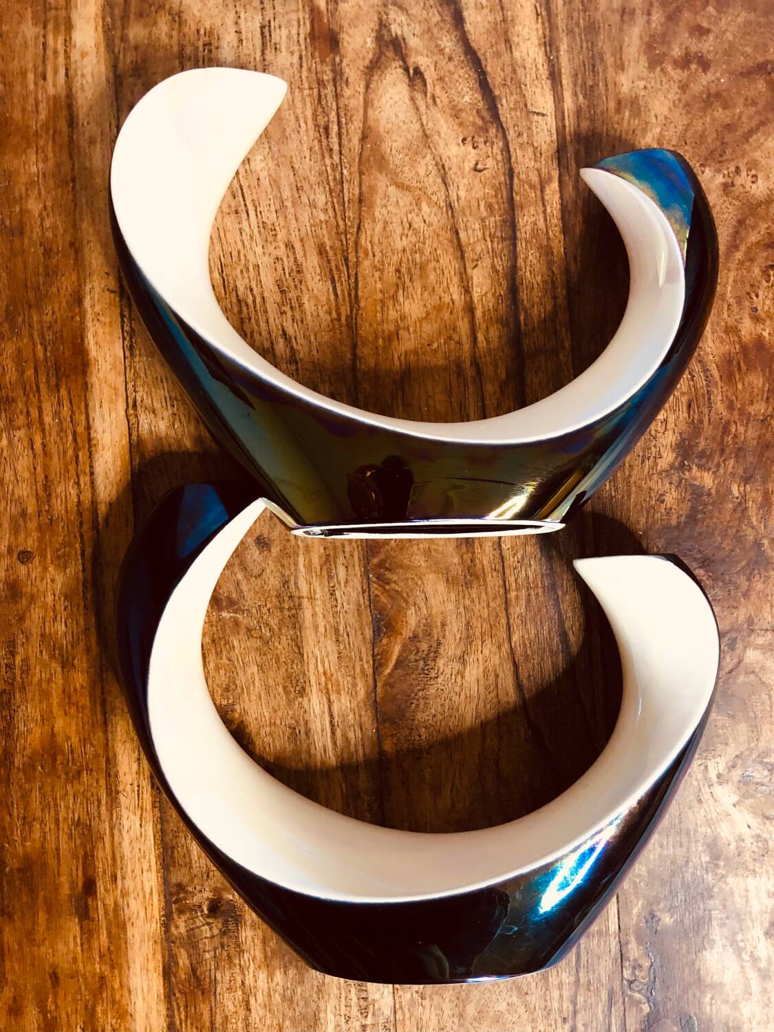 2 Verceram candlesticks mid 20th century. 1950s