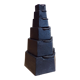 Set 6 cast iron weights for roberval scale