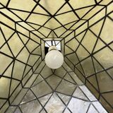 Lustre en nacre et laiton