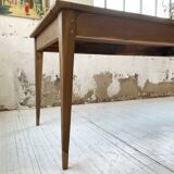 2m oak farm table