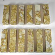 Case of 12 marble knife holders