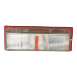 Vintage Elektrosvit industrial wall ceiling lamp glass garage emergency 70s