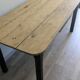 Antique farmhouse table in patinated solid wood - 178 cm