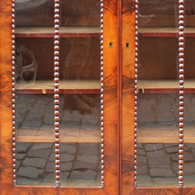Louis Philippe period bookcase Display in mahogany - English work 19th