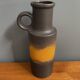 vase marron et orange Allemagne de l'Ouest Scheurich modèle 401-28 années 1970