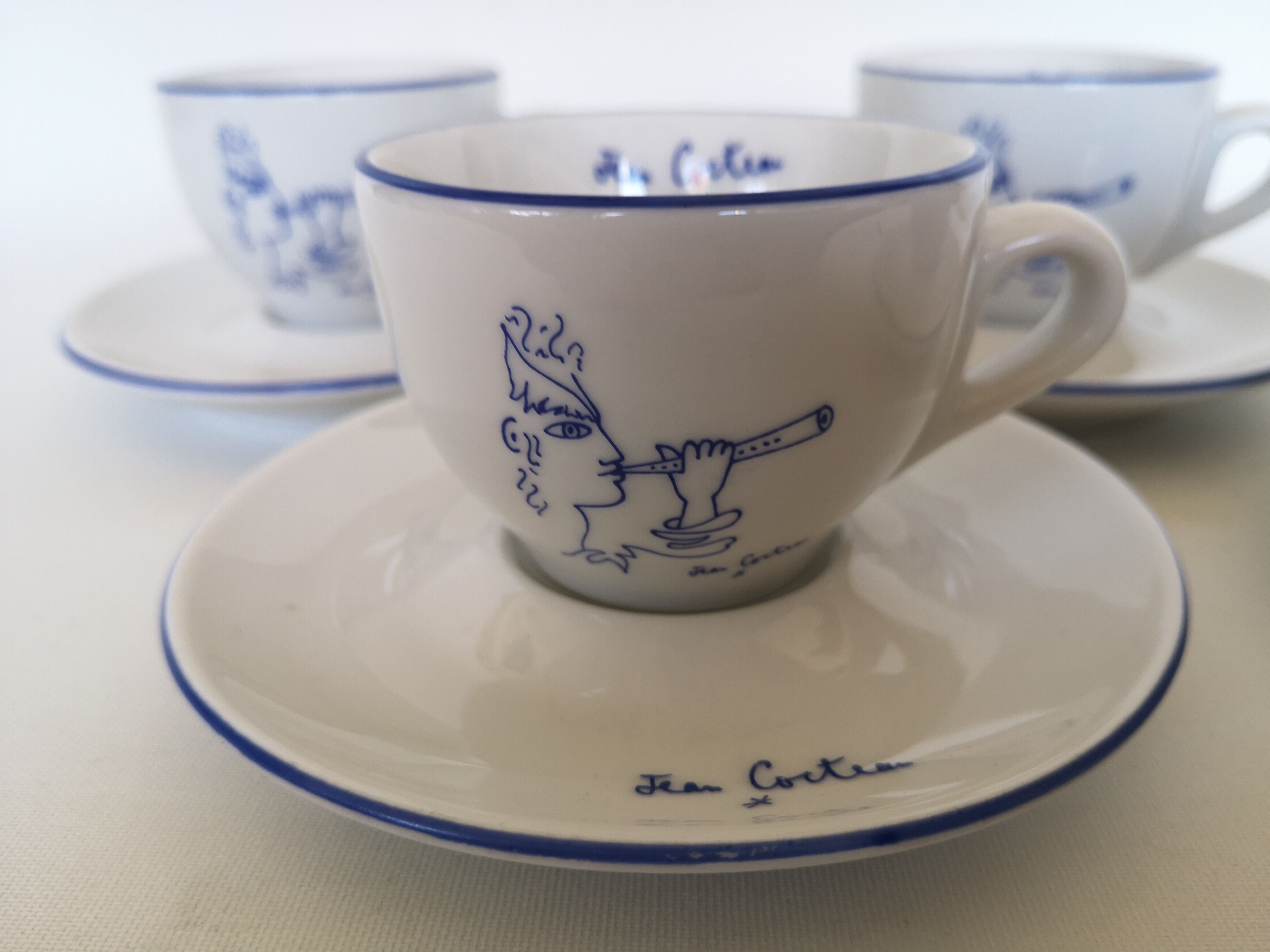 Jean Cocteau 4 cups set