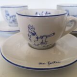 Jean Cocteau 4 cups set