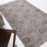 Tapis turc gris affligé 206x114cm