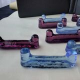 12 glass knife holders in 2 colors