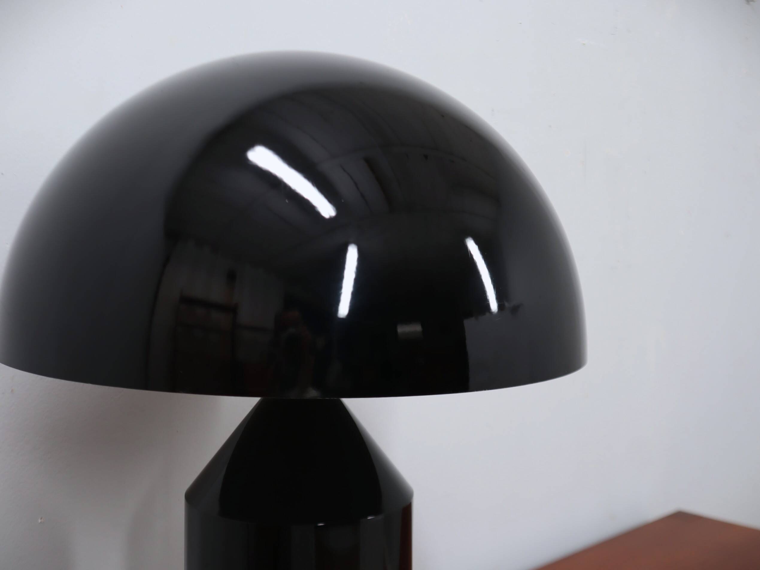 Lampe de table Oluce Atollo 233 Vico Magistretti grande version précoce des années 1980