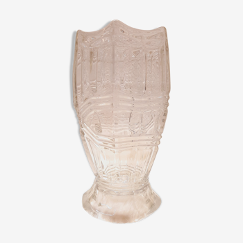 Vase verre corolle