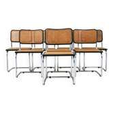 Ensemble de 8 chaises de salle à manger modèle B32 de Marcel Breuer